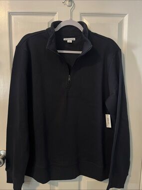 Men’s Quarter-Zip Pullover Sweater - Navy